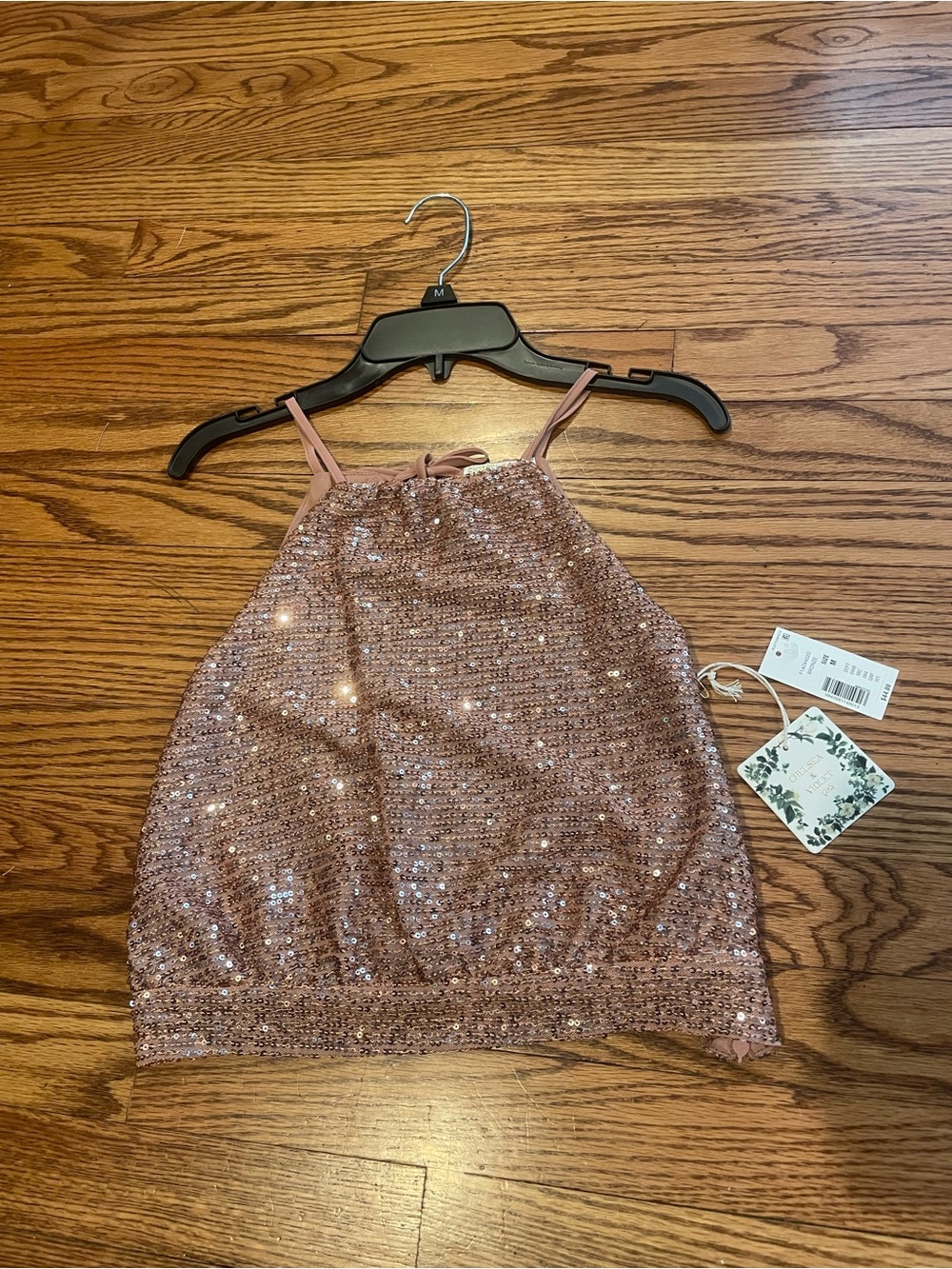 Chelsea & Violet Girls sequin top